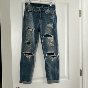 Judy Blue distressed slim fit jeans
